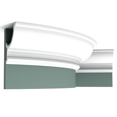 C901 Corniche plafond pour éclairage indirect Orac Decor - 14,8x12,4x200cm (h x p x L) - moulure décorative polyuréthane
