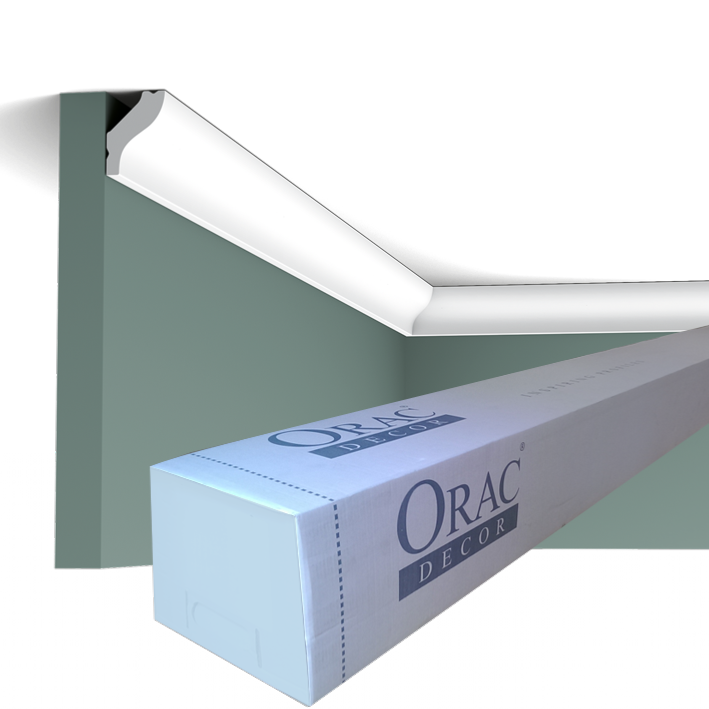 CB500 Corniche plafond Orac Decor - 2,5x1,8x200cm (h x p x L) - polystyrène