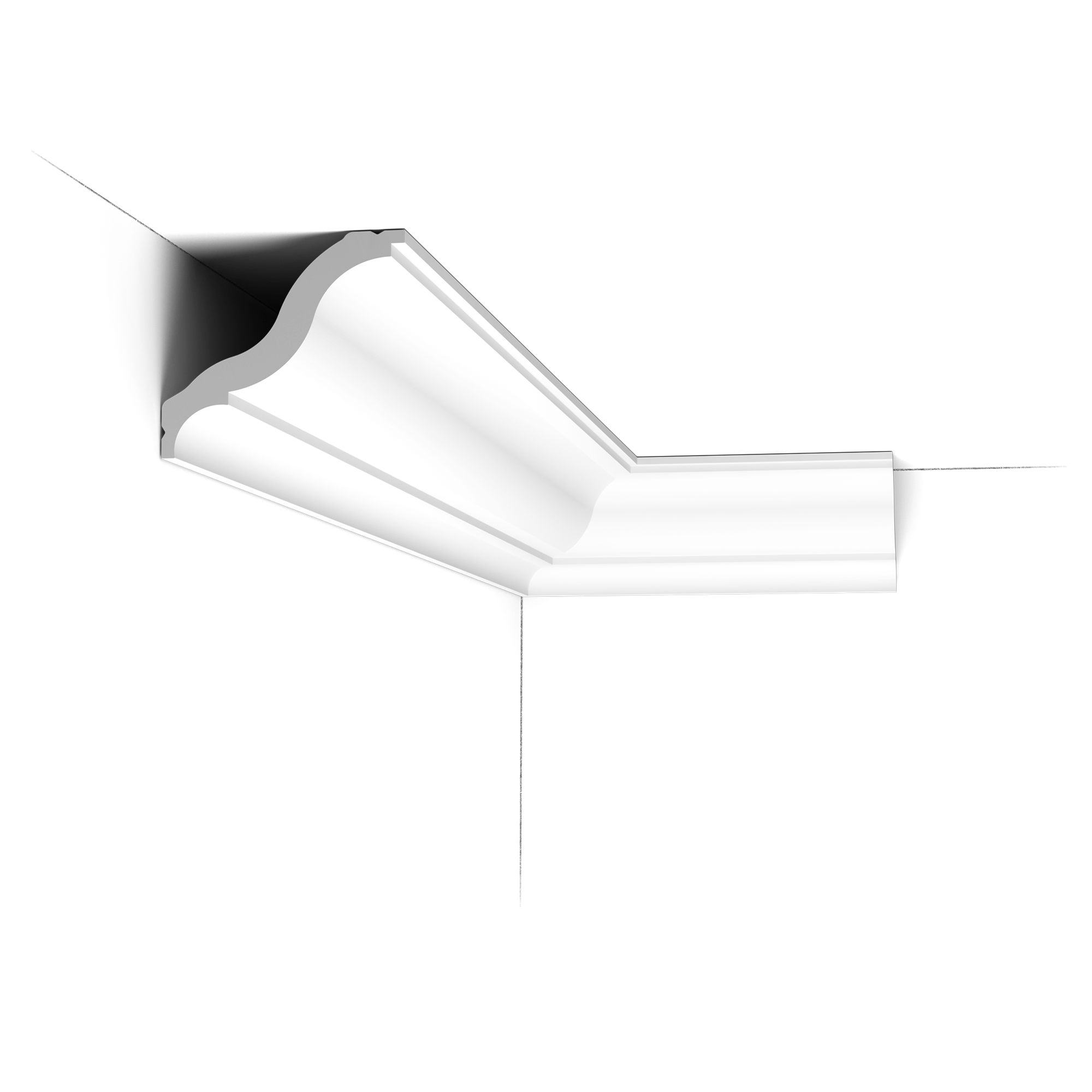 CB503 Corniche plafond Orac Decor - 8,2x9,2x200cm (h x p x L) - moulure décorative polystyrène