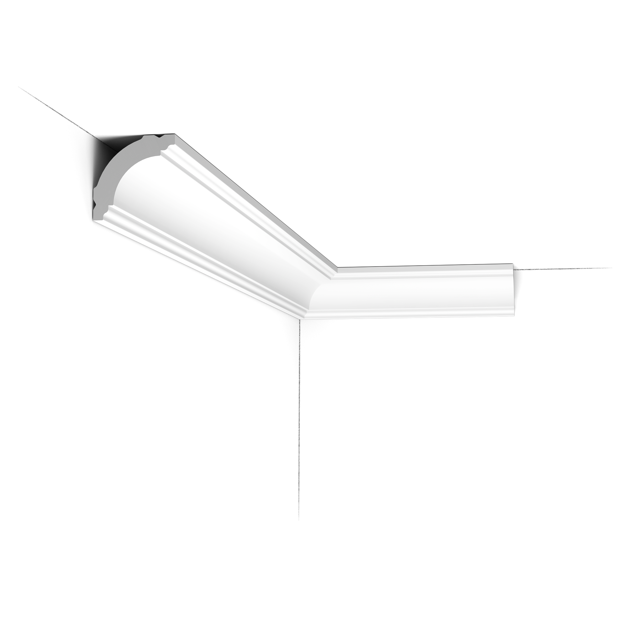 CB510 Corniche plafond Orac Decor - 4x4x200cm (h x p x L) - polystyrène
