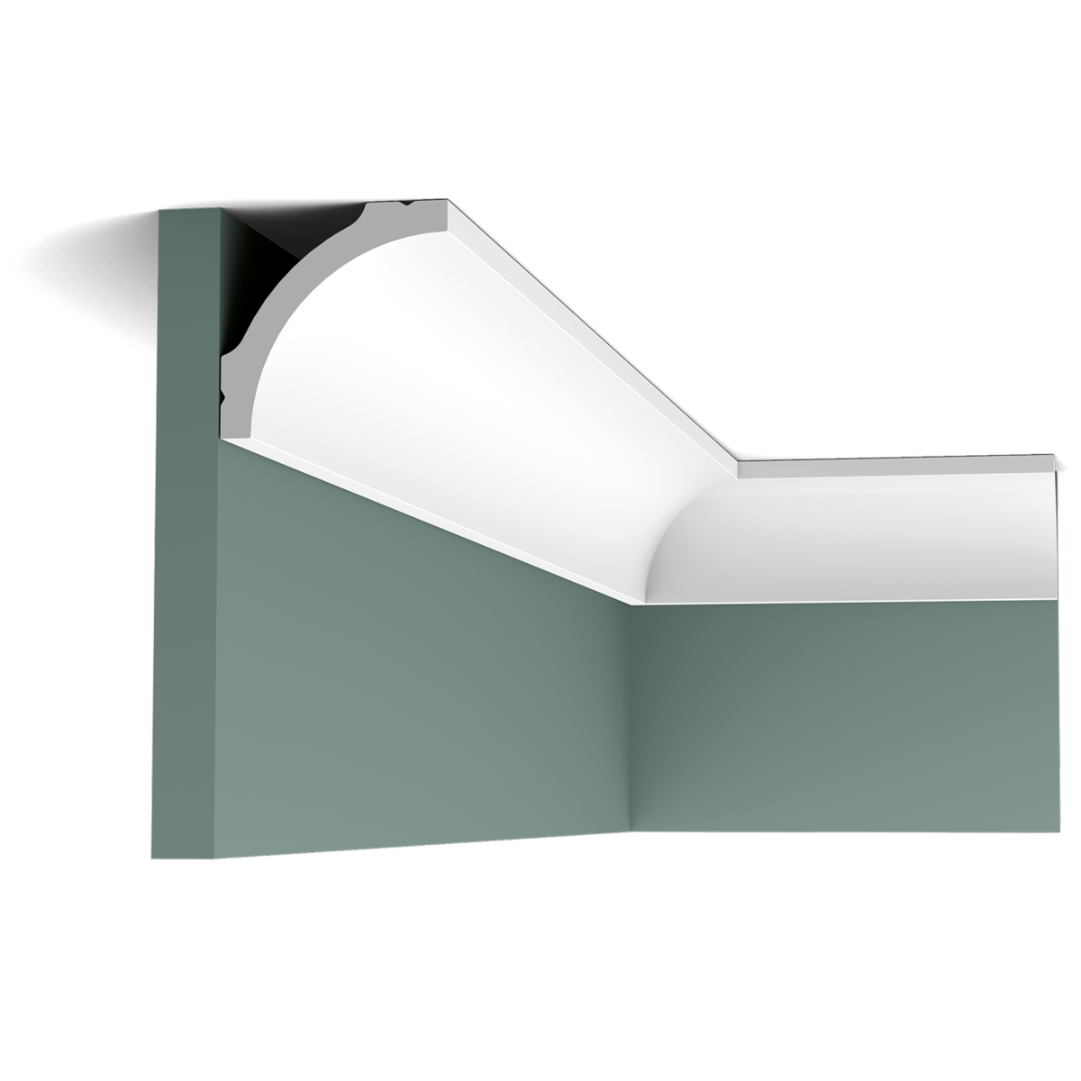 CB522 Corniche plafond Orac Decor - 6,7x6,7x200cm (h x p x L) - moulure décorative polystyrène
