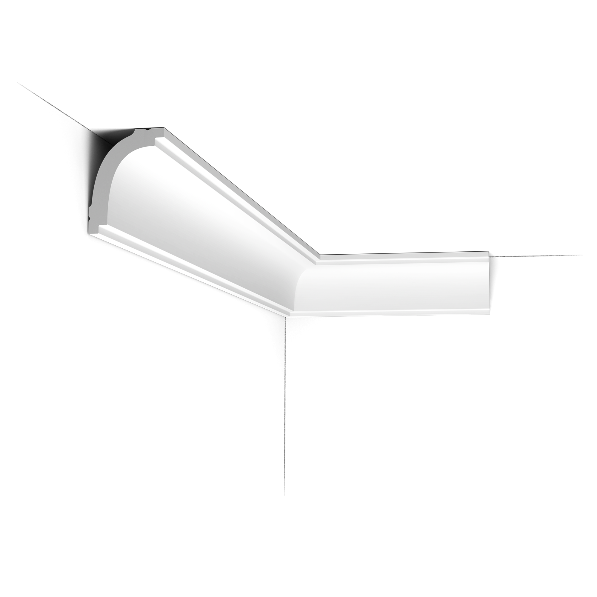 CB523 Corniche plafond Orac Decor - 5,9x4,4x200cm (h x p x L) - polystyrène