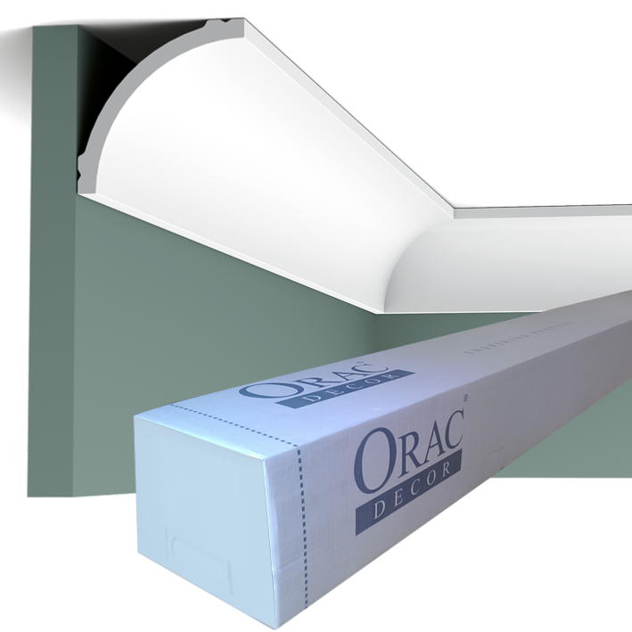 CB524 Corniche plafond Orac Decor - 9x9x200cm (h x p x L) - polystyrène