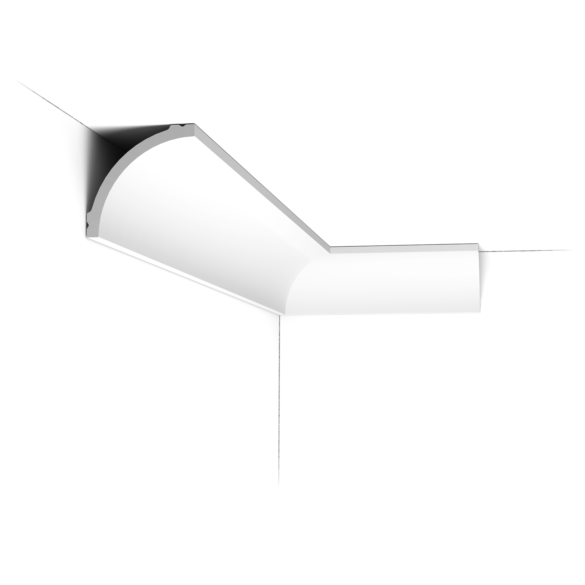 CB524 Corniche plafond Orac Decor - 9x9x200cm (h x p x L) - polystyrène