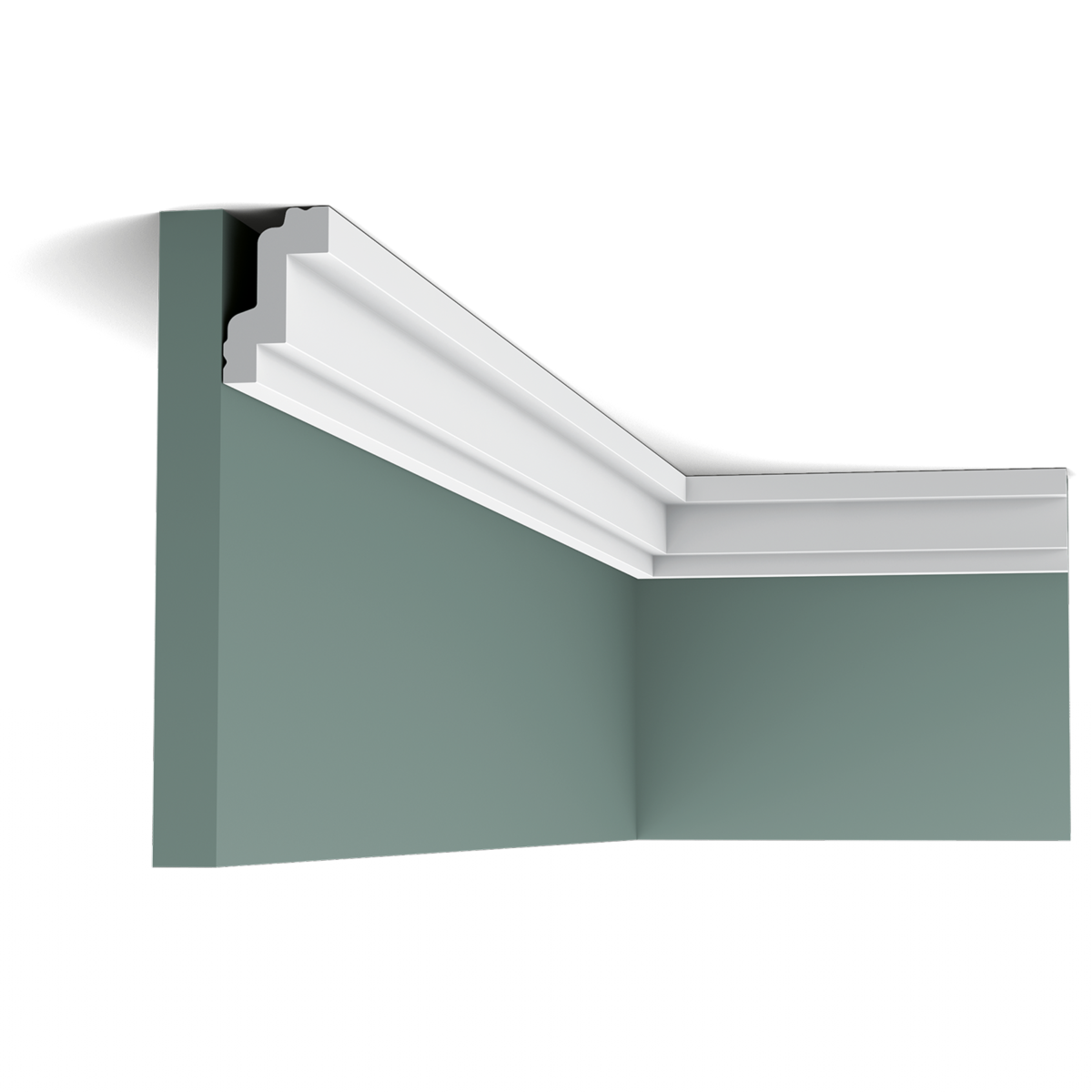 CB531 Corniche plafond Orac Decor - 4,2x2,6x200cm (h x p x L) - polystyrène