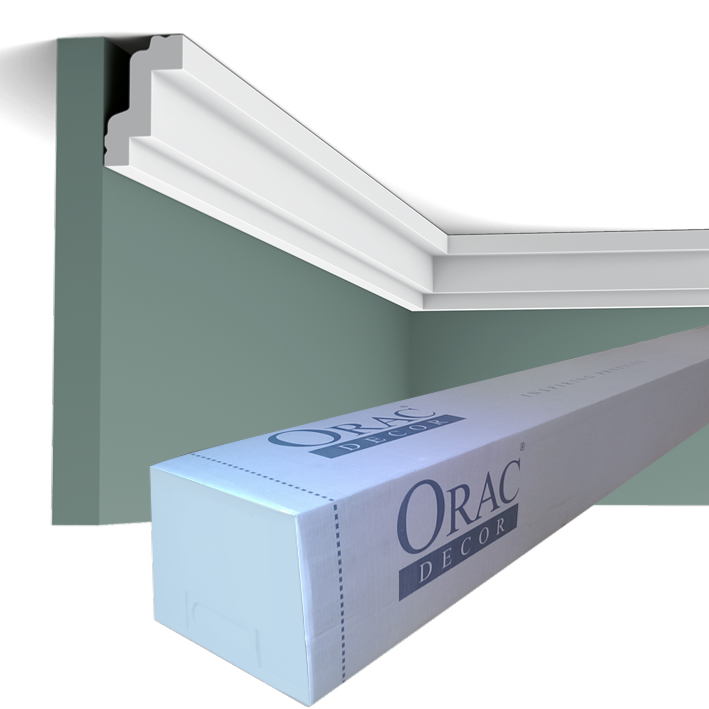 CB531 Corniche plafond Orac Decor - 4,2x2,6x200cm (h x p x L) - polystyrène