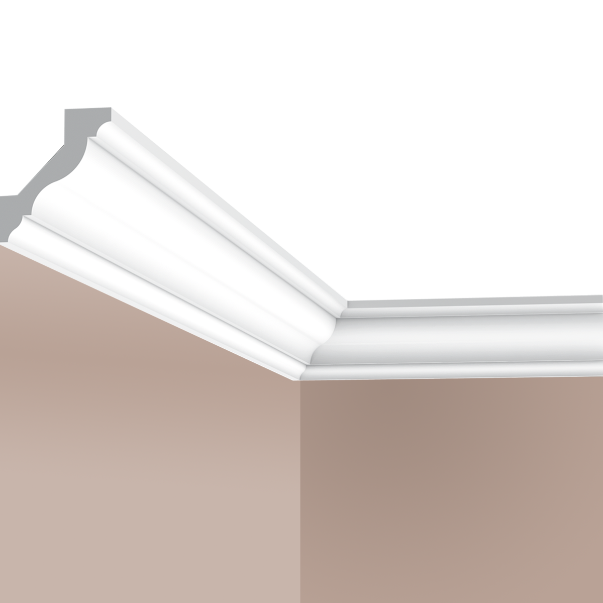 Corniche plafond Cimaises et plus C15 - 4,5x4,1x200cm (h x p x L) - moulure décorative polymère