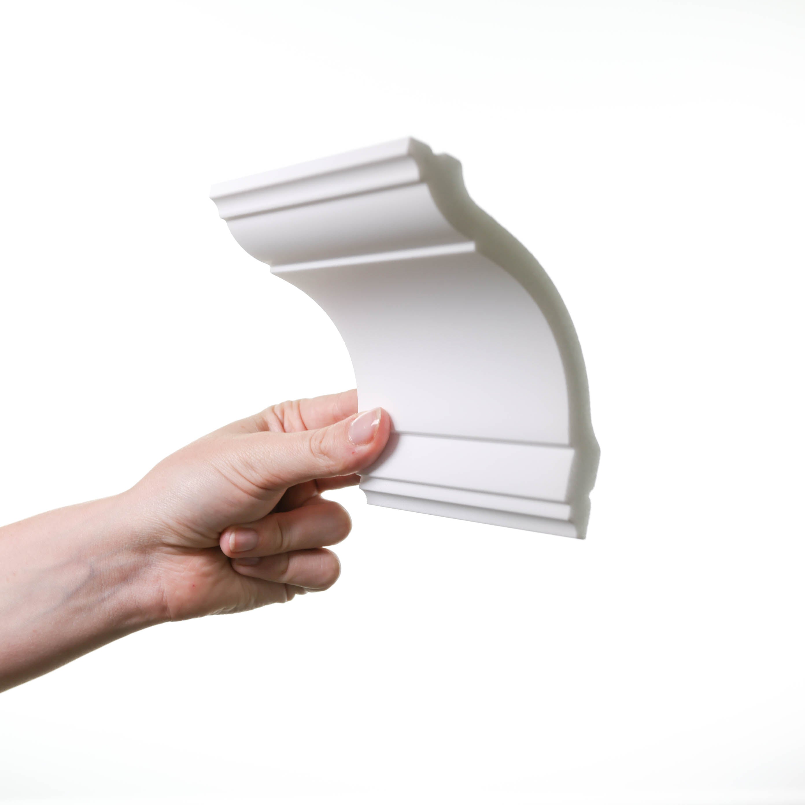 Cornisa de techo decorativa Orac CX127 - 9,5 x 9,5 x 200 cm (alto x ancho) - moldura de polímero decorativa