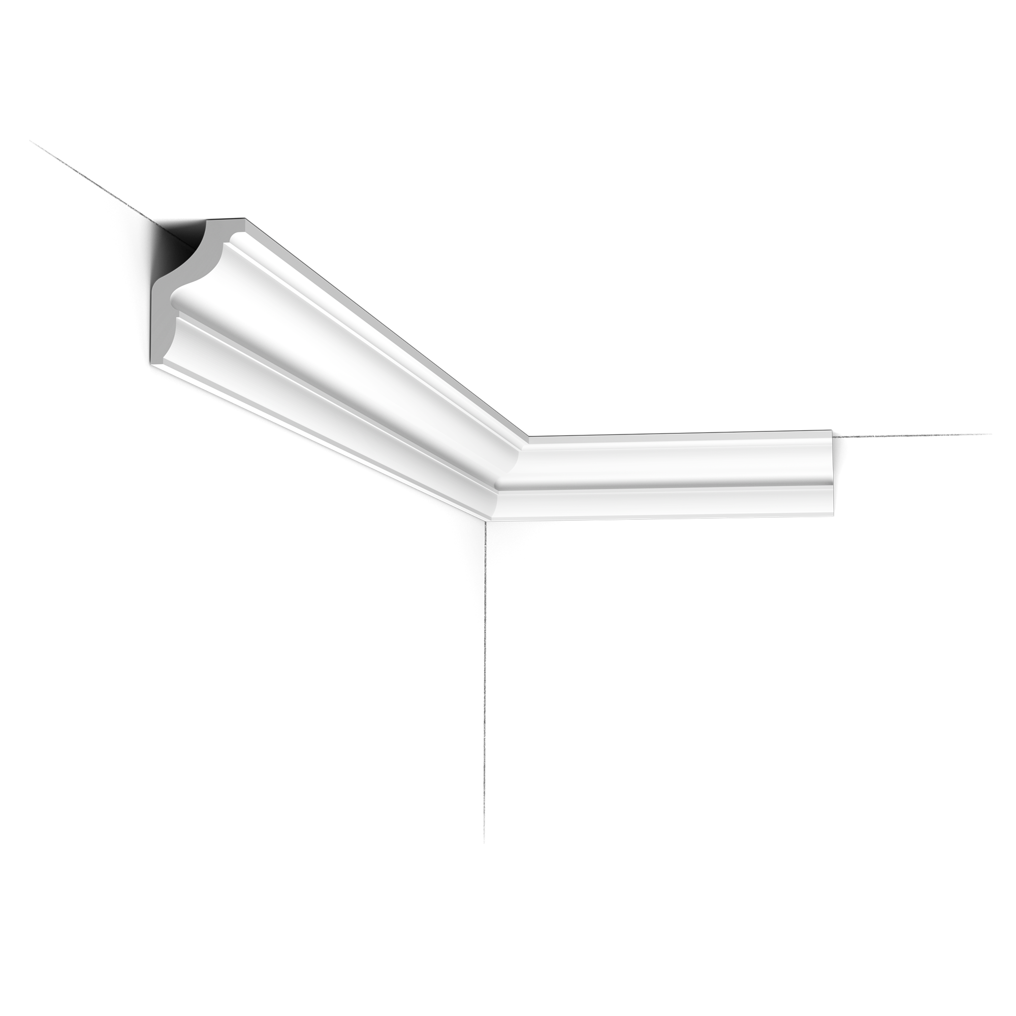CX148 Orac Decor Ceiling Cornice - 4.5x3x200cm (hxpx L) - decorative polymer molding