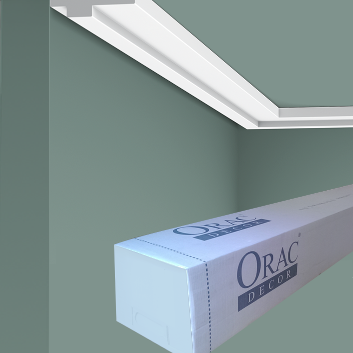 CX160 Corniche plafond Orac Decor - 1,3x4x200cm (h x p x L) - moulure décorative polymère