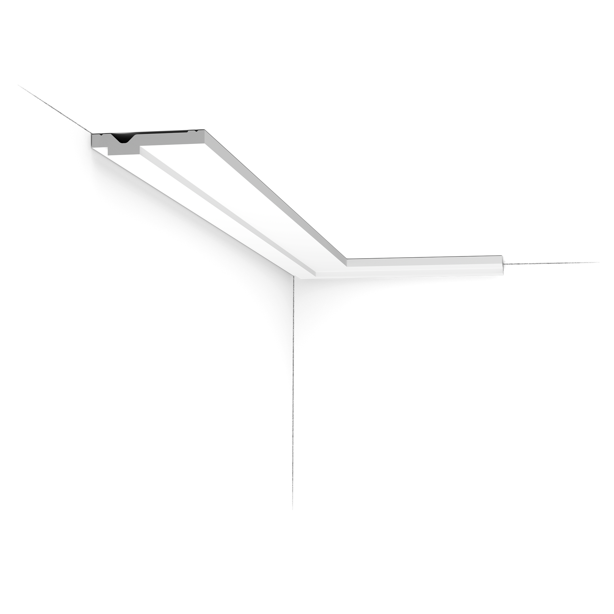 CX161 Orac Decor Axxent Ceiling Cornice - 1.3x7x200cm (hxpx L) - decorative molding