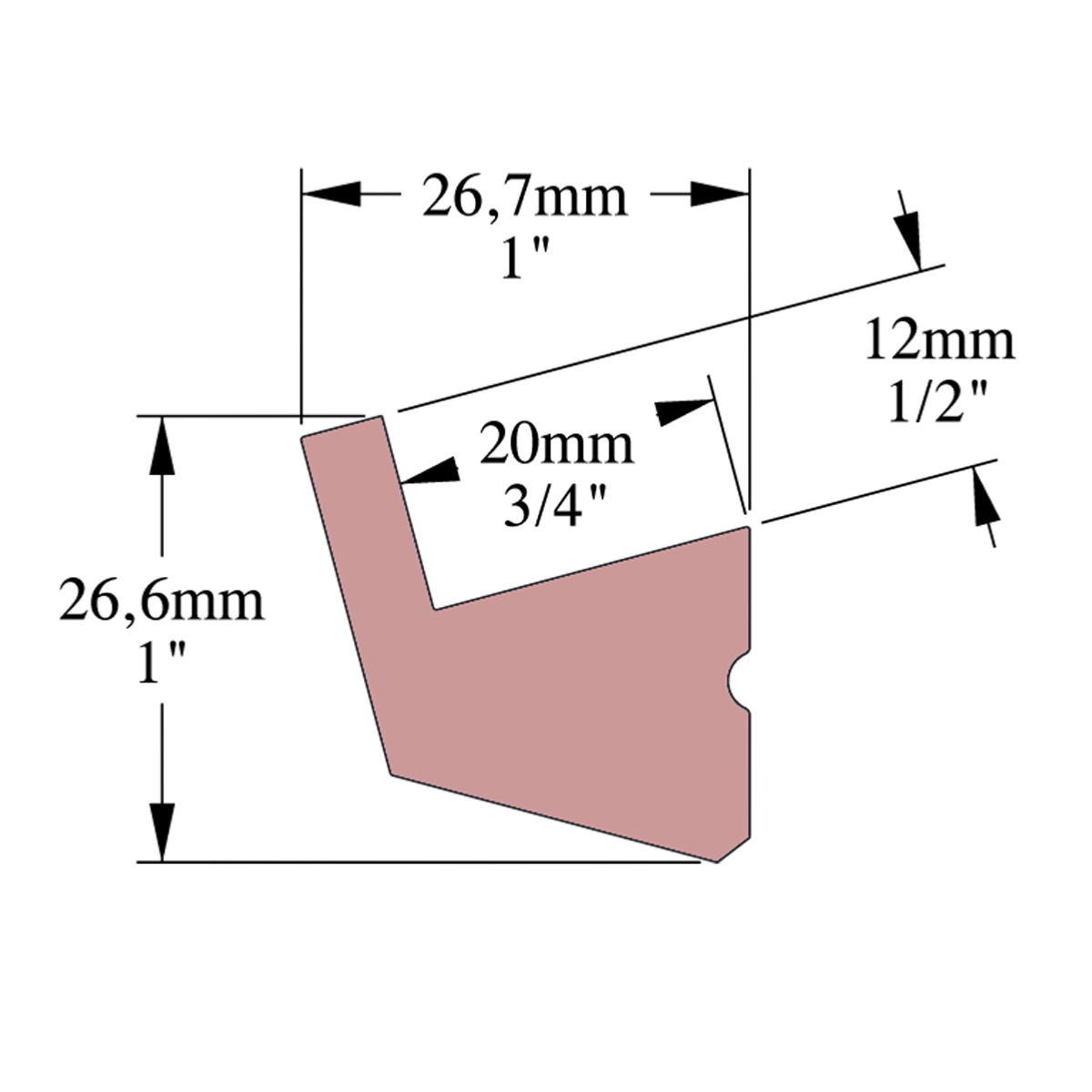 Corniche plafond Cimaises et Plus C07 - 2,7x2,7x200cm (h x p x L) - moulure décorative polyuréthane