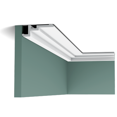 CX196 Corniche plafond Orac Decor - 11,3x4x200cm (h x p x L) - corniche décorative polymère