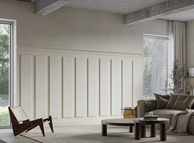 CX197 Cornisa de techo decorativa Orac - 9,3 x 5 x 200 cm (alto x ancho) - Cornisa decorativa de polímero