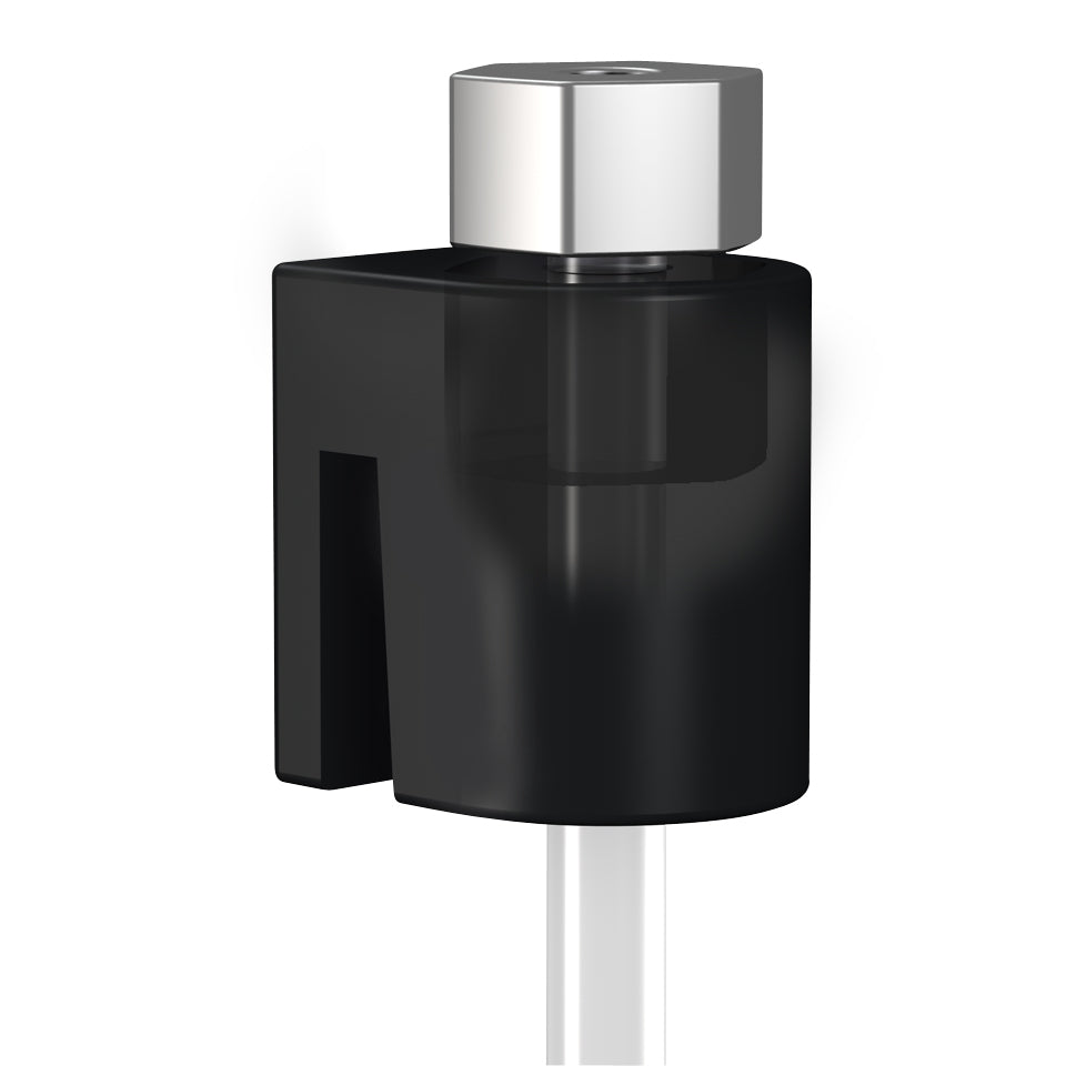 Paquete de 5 ganchos superiores cilíndricos - Accesorio para riel de cuadros Artiteq