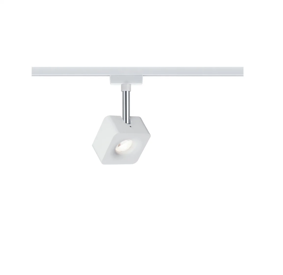 Spot Cube URail 8W Paulmann - Eclairage Tableau sur Rail Plafond