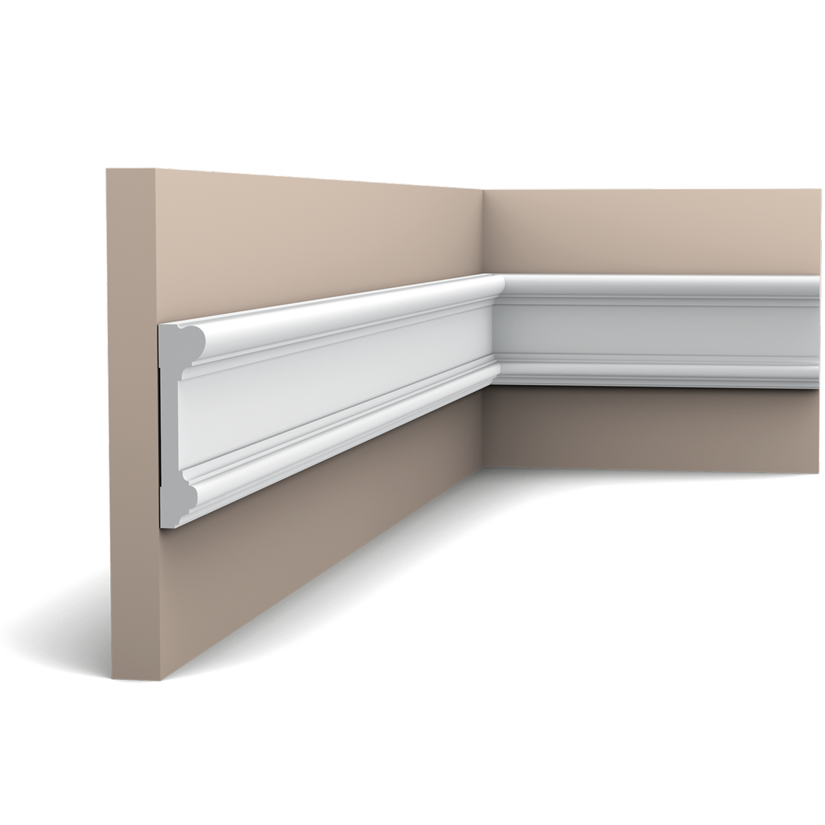 DX121-2300 Moulure multifonctionnelle Orac Decor - 9,4x2,3x230 (h x p x L) - moulure déco polymère