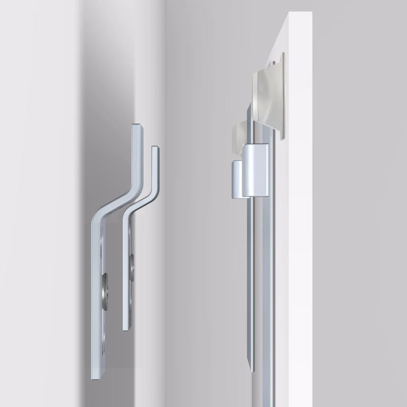 Pack 4 supports muraux pour plaques Dibond - Accessoire Cimaise Artiteq