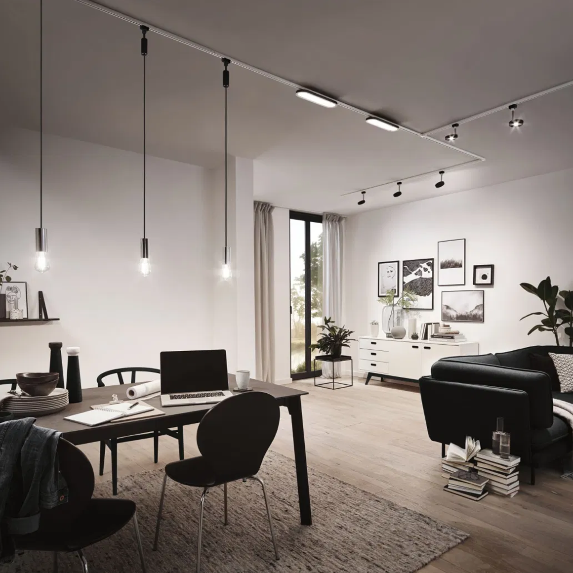 8 - Connecteur en "T" pour URail Paulmann - Eclairage Tableau sur Rail Plafond