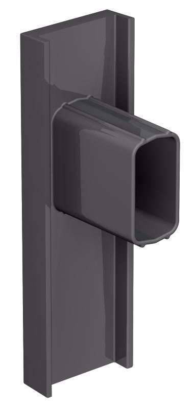 Pack de 4 embouts d'arrêt pour Info Rail Noir - Accessoire Cimaise Artiteq