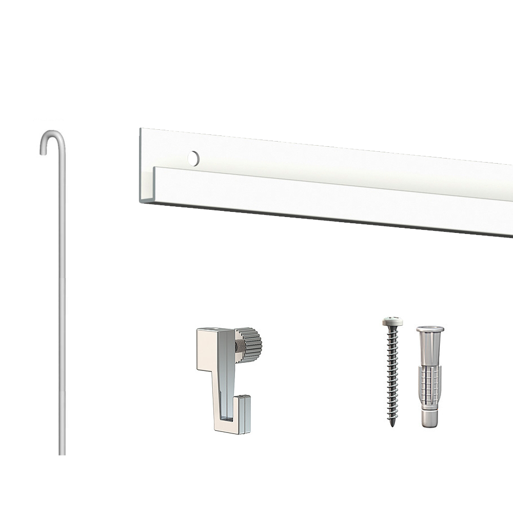 Cimaise Box Artiteq Classic ÉCO + tiges - Kit accrochage tableau