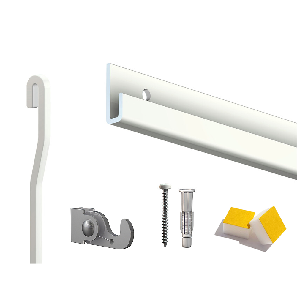 Cimaise Box Artiteq Classic+ PREMIUM - 80kg - Kit accrochage tableau