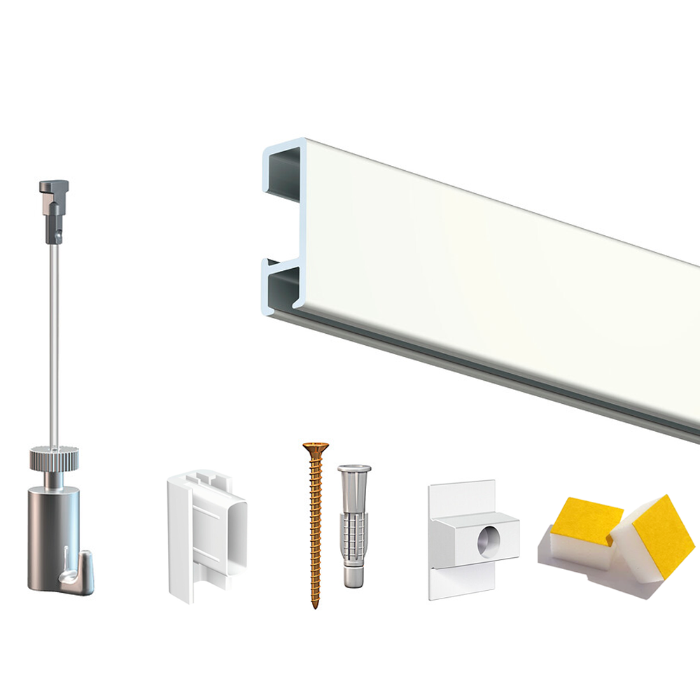 Cimaise Box Artiteq Click PREMIUM - Kit accrochage tableau