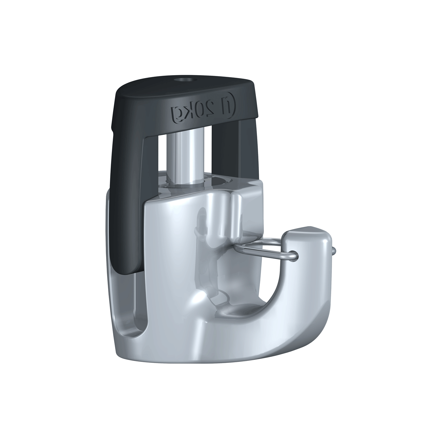 Pack of 5 H100 self-locking safety hooks - 20kg - 2 mm - Cim Accessory