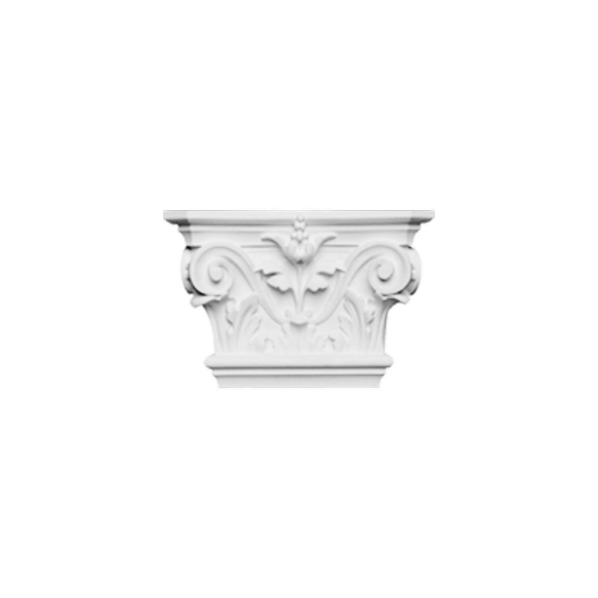 K201 Chapiteau pour pilastre polyuréthane Orac Decor - 15x6cm (h x p)