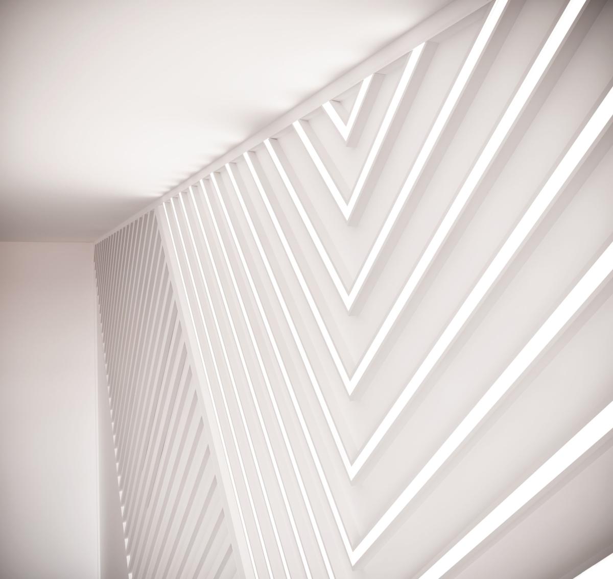 CX190 Corniche plafond pour éclairage indirect Orac Decor - 2x3x200cm (h x p x L) - moulure décorative polymère