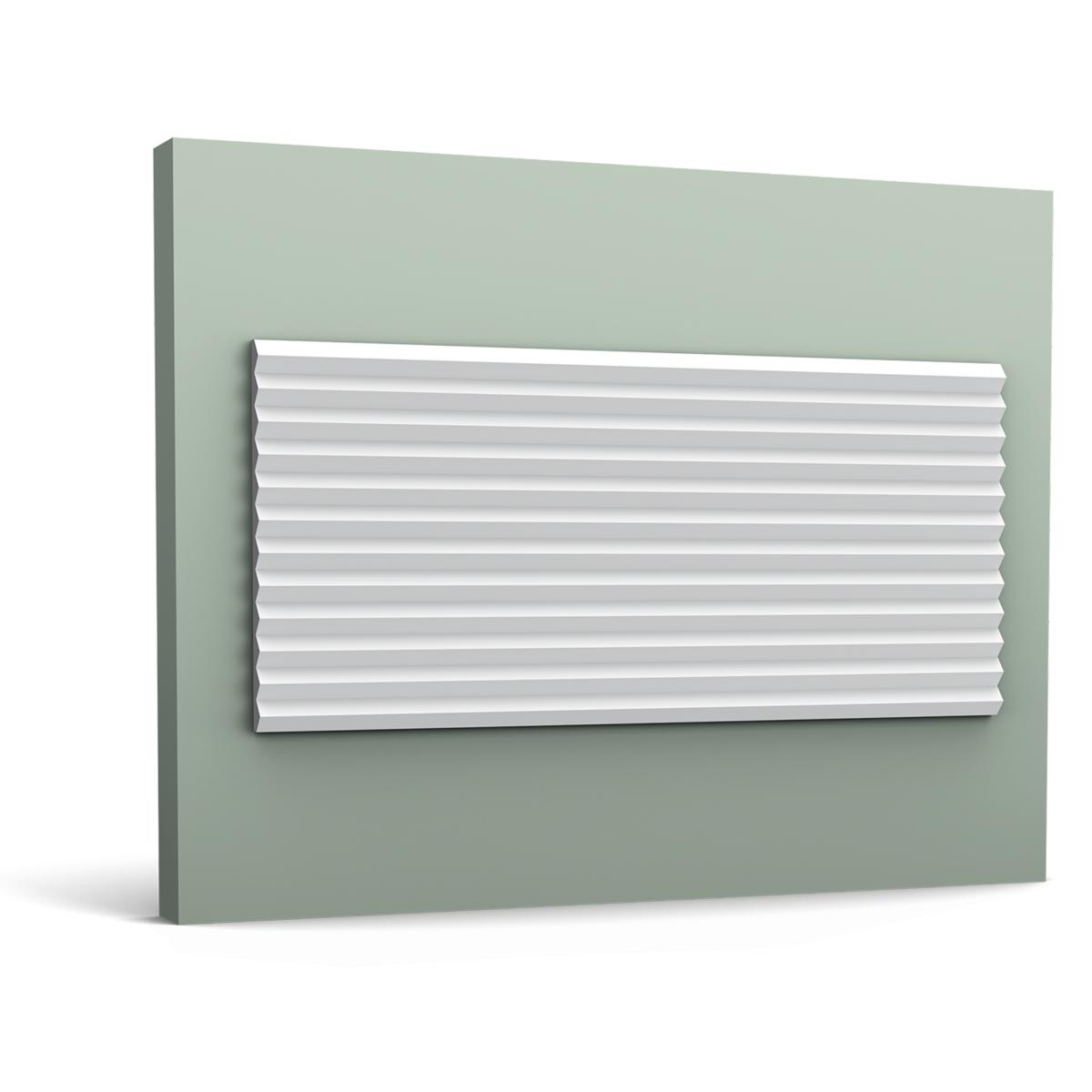 W108 ZIGZAG - Panneau 3D Revêtement Mural Décoratif 3d- 200x25x1,80cm (L x l x h) Orac Decor