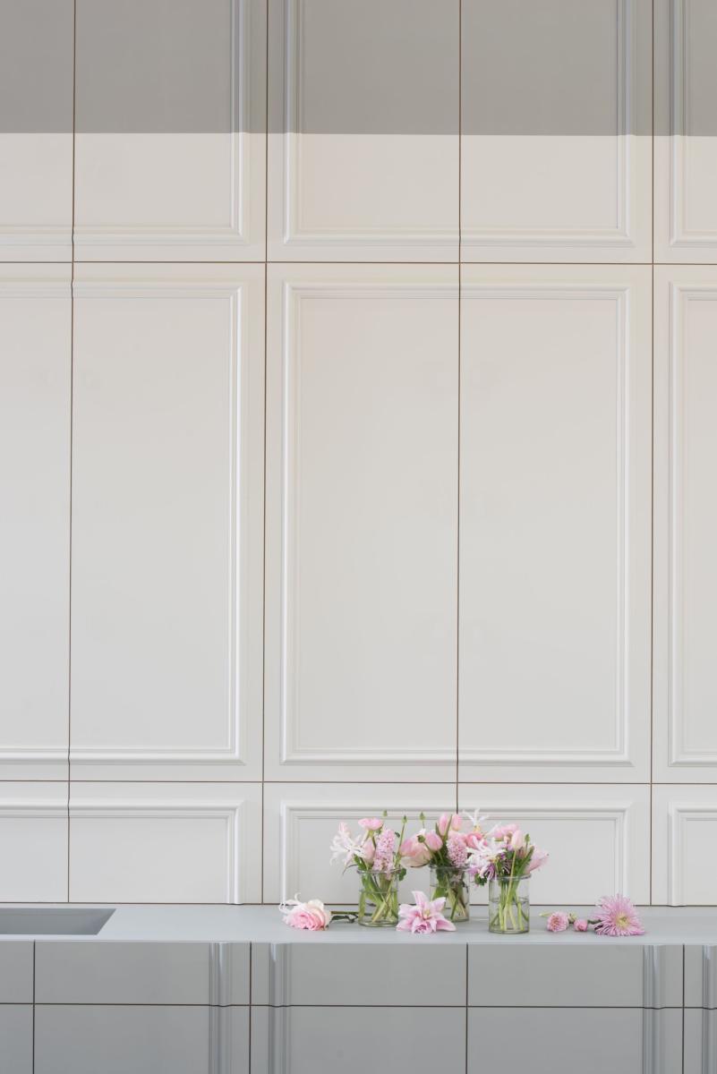 Riel de pared decorativo Orac Decor PX175 - 5 x 1,7 x 200 cm (alto x ancho) - moldura de polímero decorativa