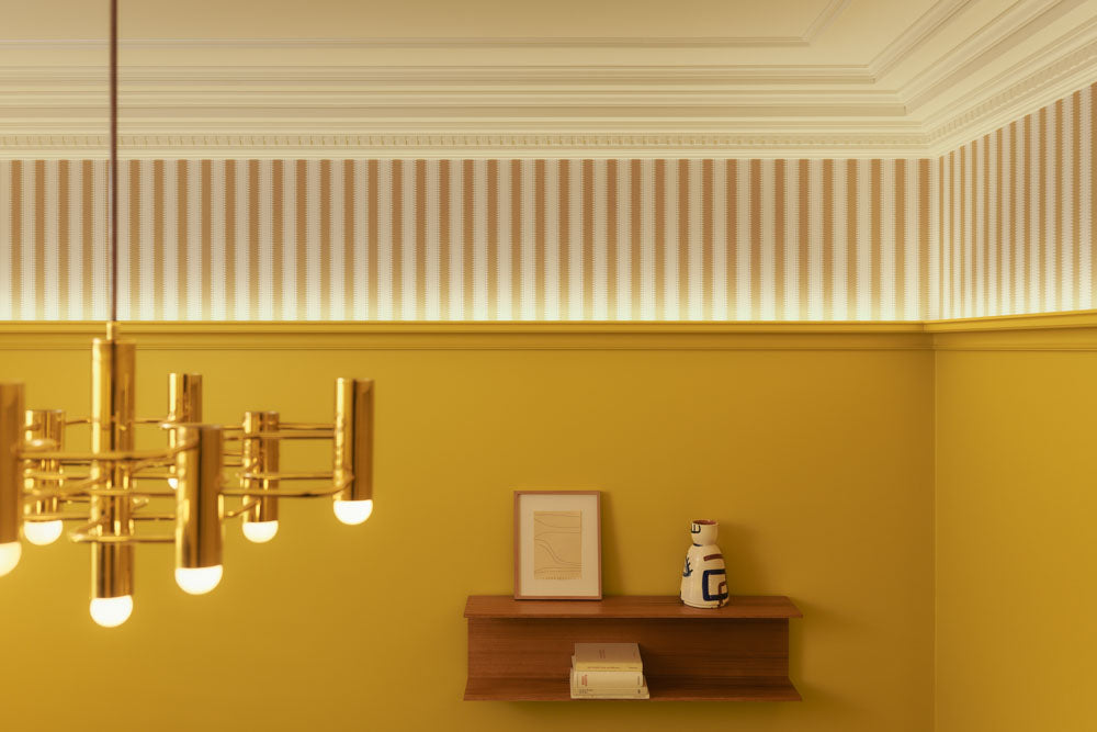 C328 BURLINGTON Corniche plafond Orac - 8,9x6,8x200cm (h x p x L) - Moulure Orac