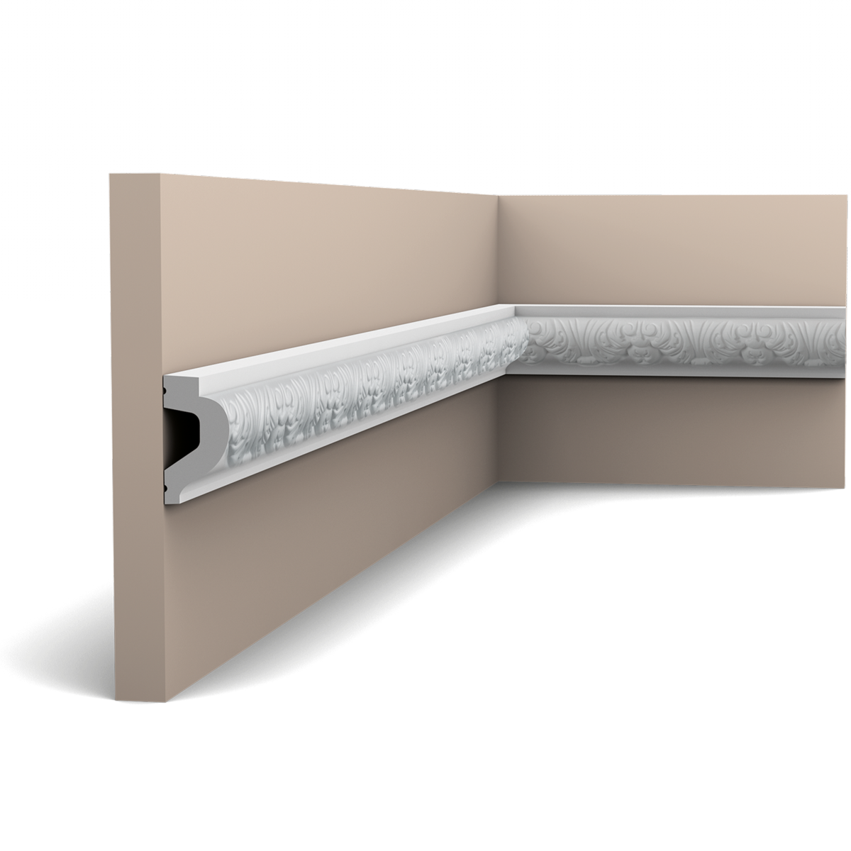P3020 Orac Decor wall moulding - 6x3.2x200cm (hxpx L) - polyurethane decorative moulding