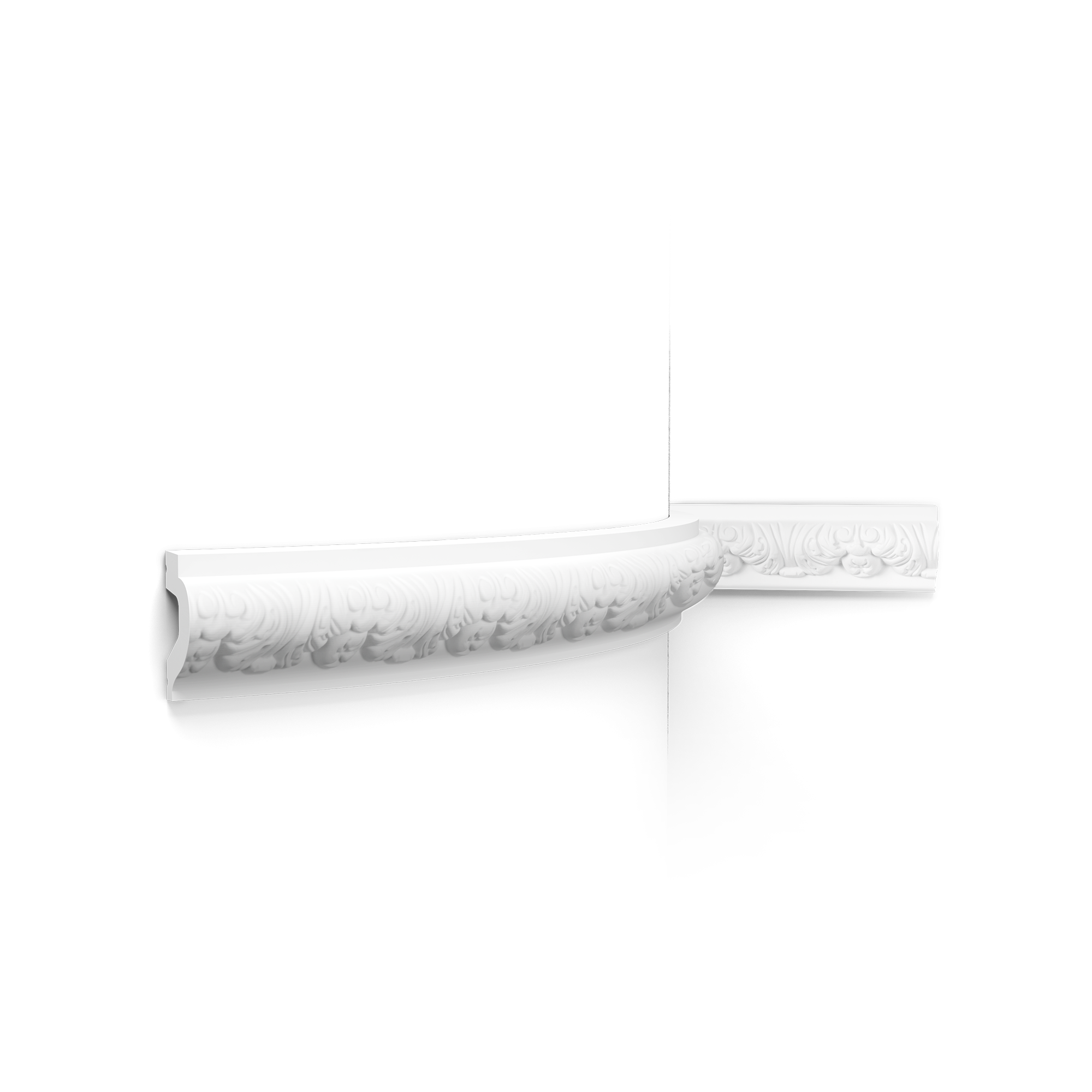 P3020F Flexible Orac Decor Wall Picture Rail - 6x3.2x200cm (hxpx L) - decorative molding