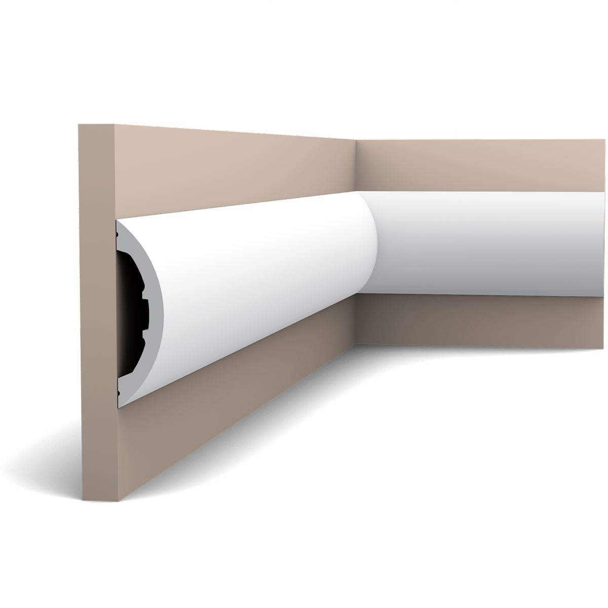 P3070 Cimaise murale Orac Decor - 12,5x3x200cm (h x p x L) - moulure décorative polyuréthane