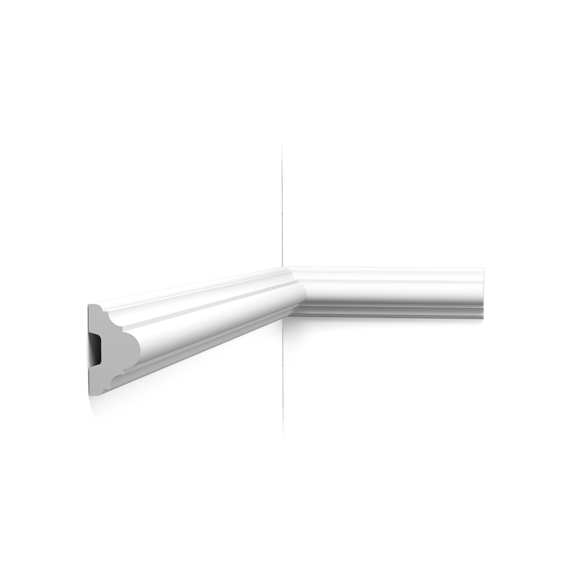 P4020 Cimaise murale Orac Decor - 5x3x200cm (h x p x L) - moulure décorative polyuréthane