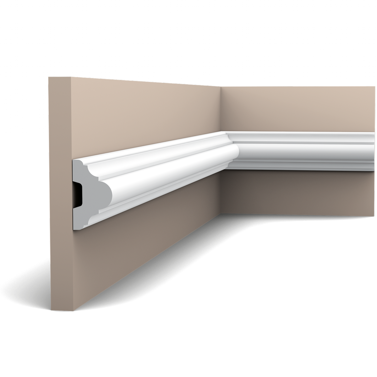 P4020 Cimaise murale Orac Decor - 5x3x200cm (h x p x L) - moulure décorative polyuréthane