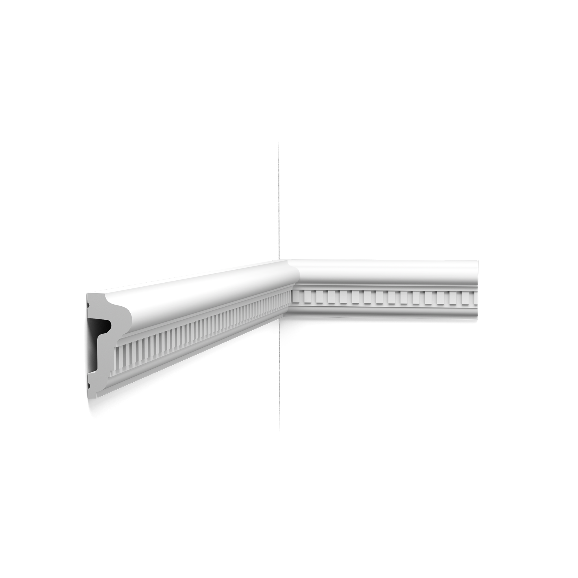 Kit de décoration Burlington Orac N°2 - Corniche + cimaise + encadrement + plinthe sur 2 mètres