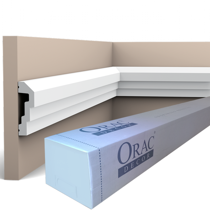 P7070 Cimaise murale Orac Decor - 7,5x2x200cm (h x p x L) - moulure décorative polyuréthane