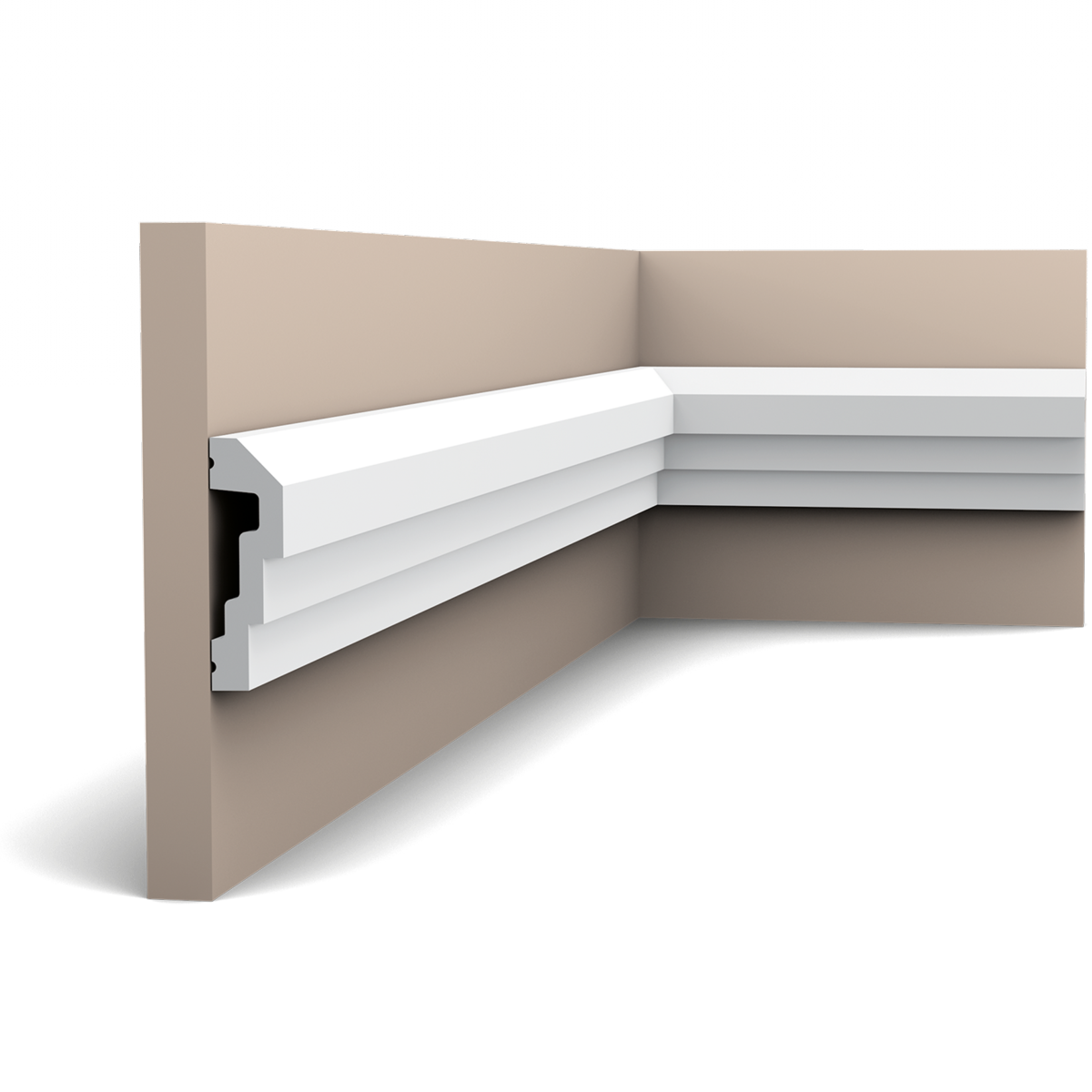 P7070 Cimaise murale Orac Decor - 7,5x2x200cm (h x p x L) - moulure décorative polyuréthane