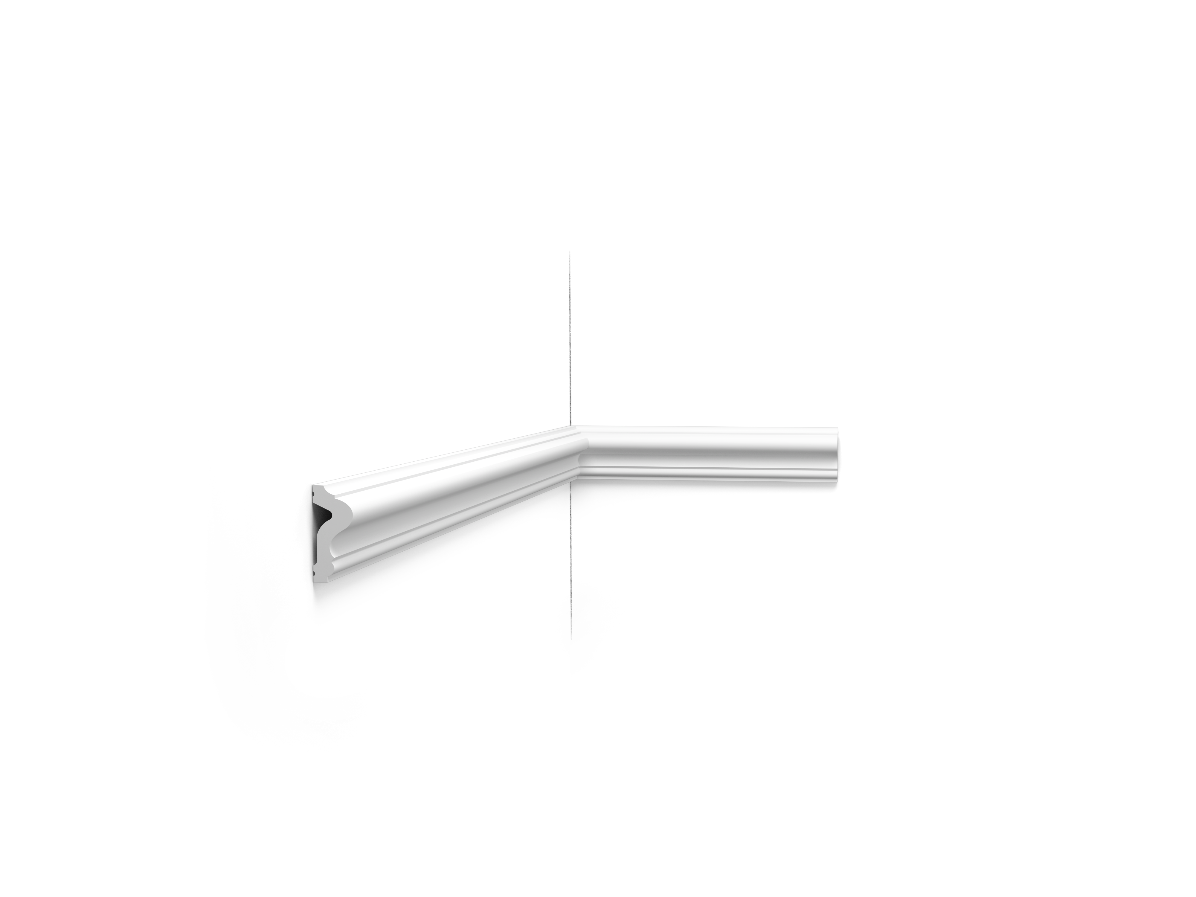Pack 10 mètres Cimaise murale P8020 avec colle - Orac x Cimaises-et-plus - 6x2,5x200cm (h x p x L) - moulure décorative polyuréthane