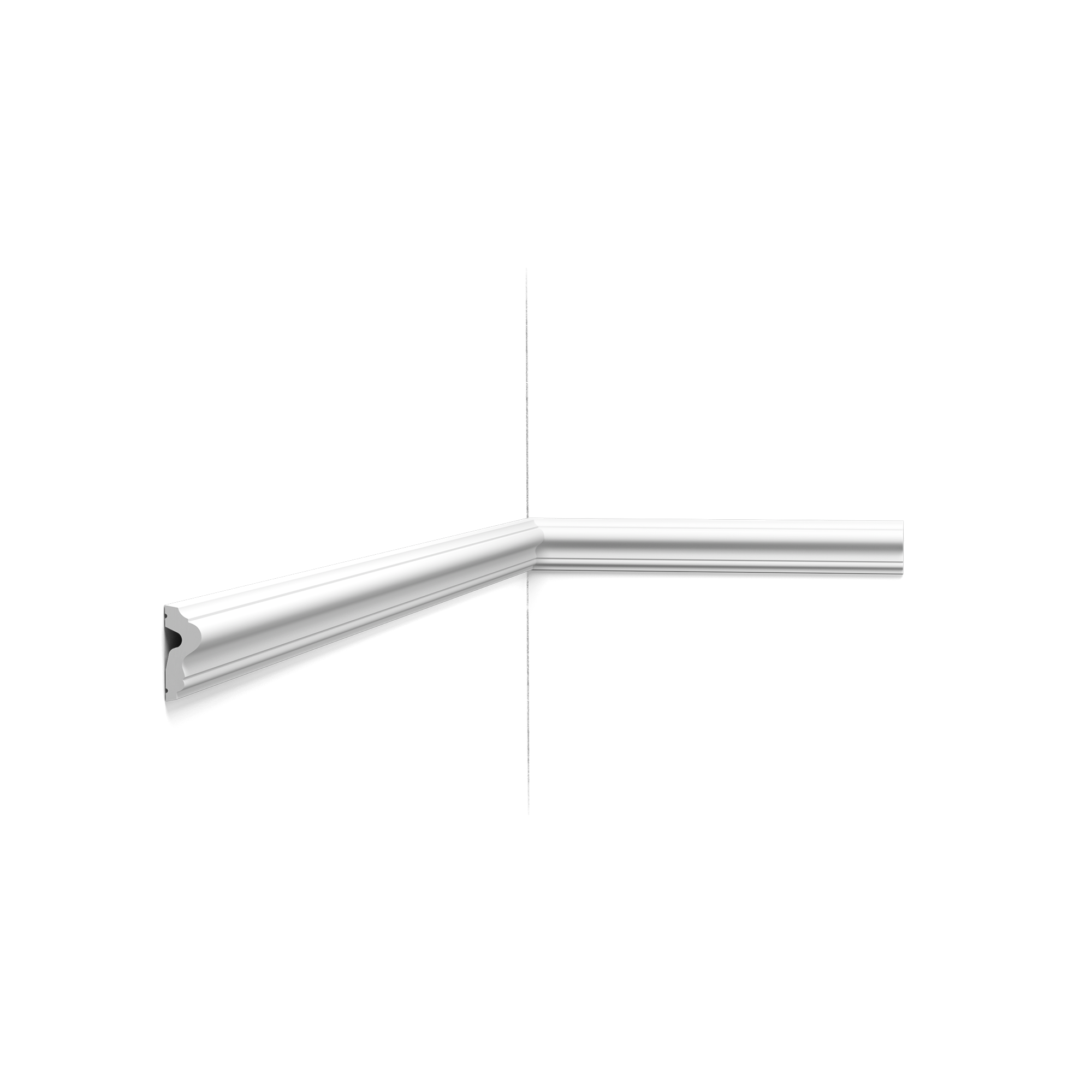 Pack 10 mètres Cimaise murale P8030 avec colle - Orac x Cimaises-et-plus - 4x1,5x200cm (h x p x L) - moulure décorative polyuréthane