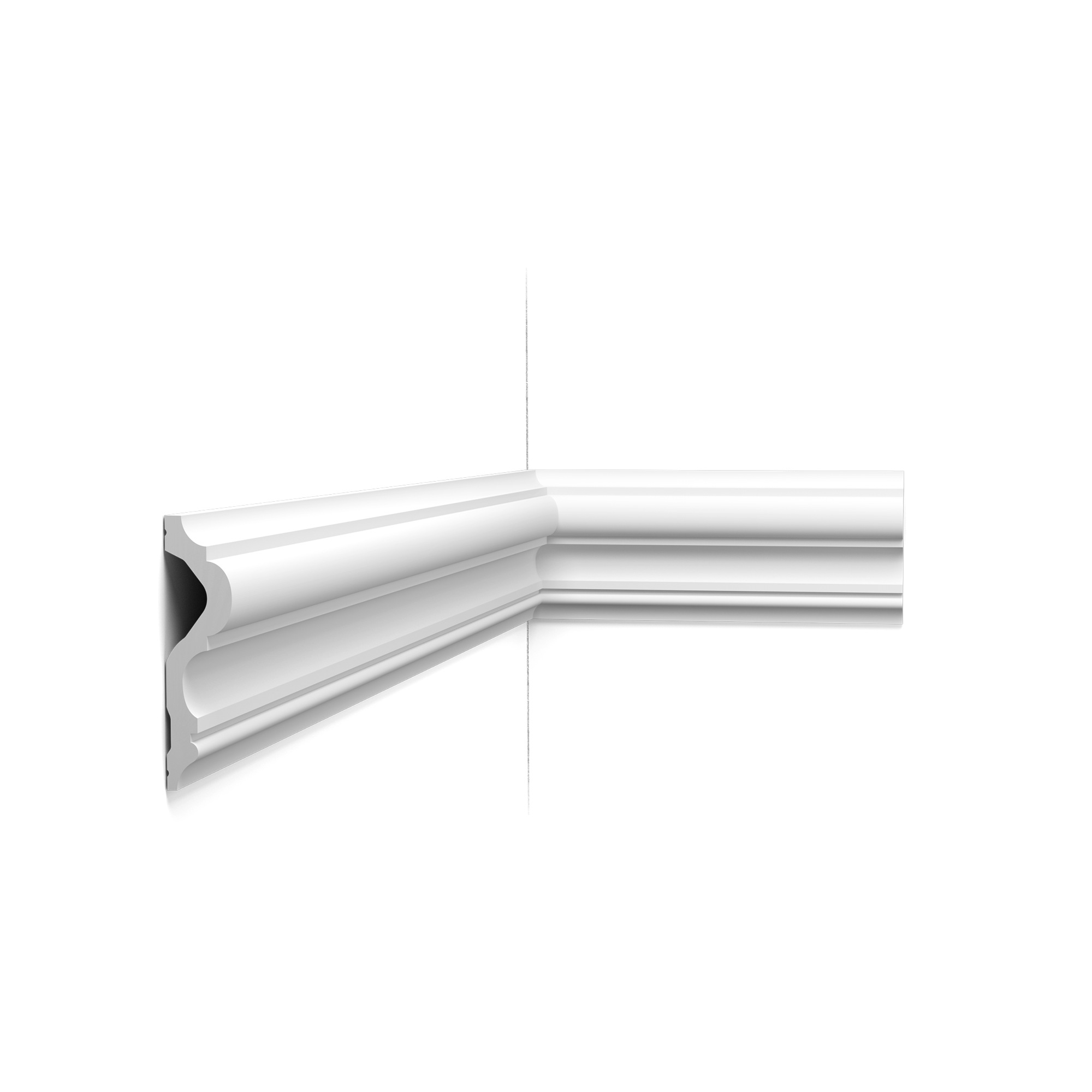 P8050 Cimaise murale Orac Decor - 12x3x200cm (h x p x L) - moulure décorative polyuréthane