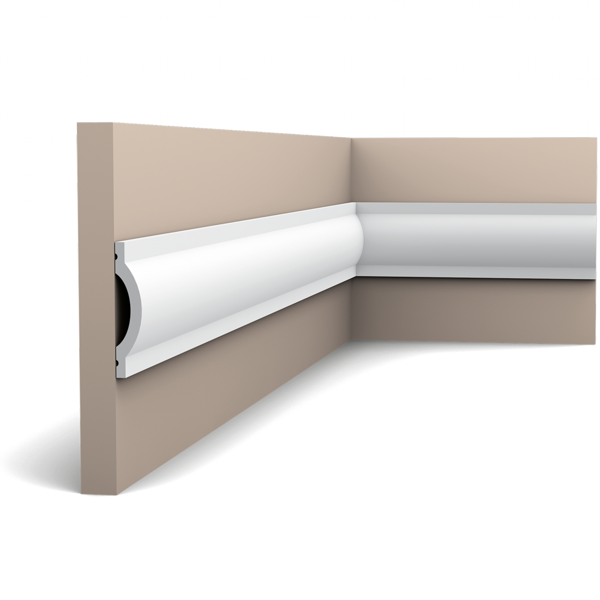 P9901 Cimaise murale Orac Decor - 5x2,5x200cm (h x p x L) - moulure décorative polyuréthane