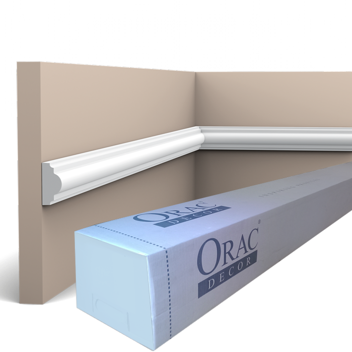 PX103 Cimaise murale Orac Decor - 2,5x1,5x200cm (h x p x L) - moulure décorative polymère