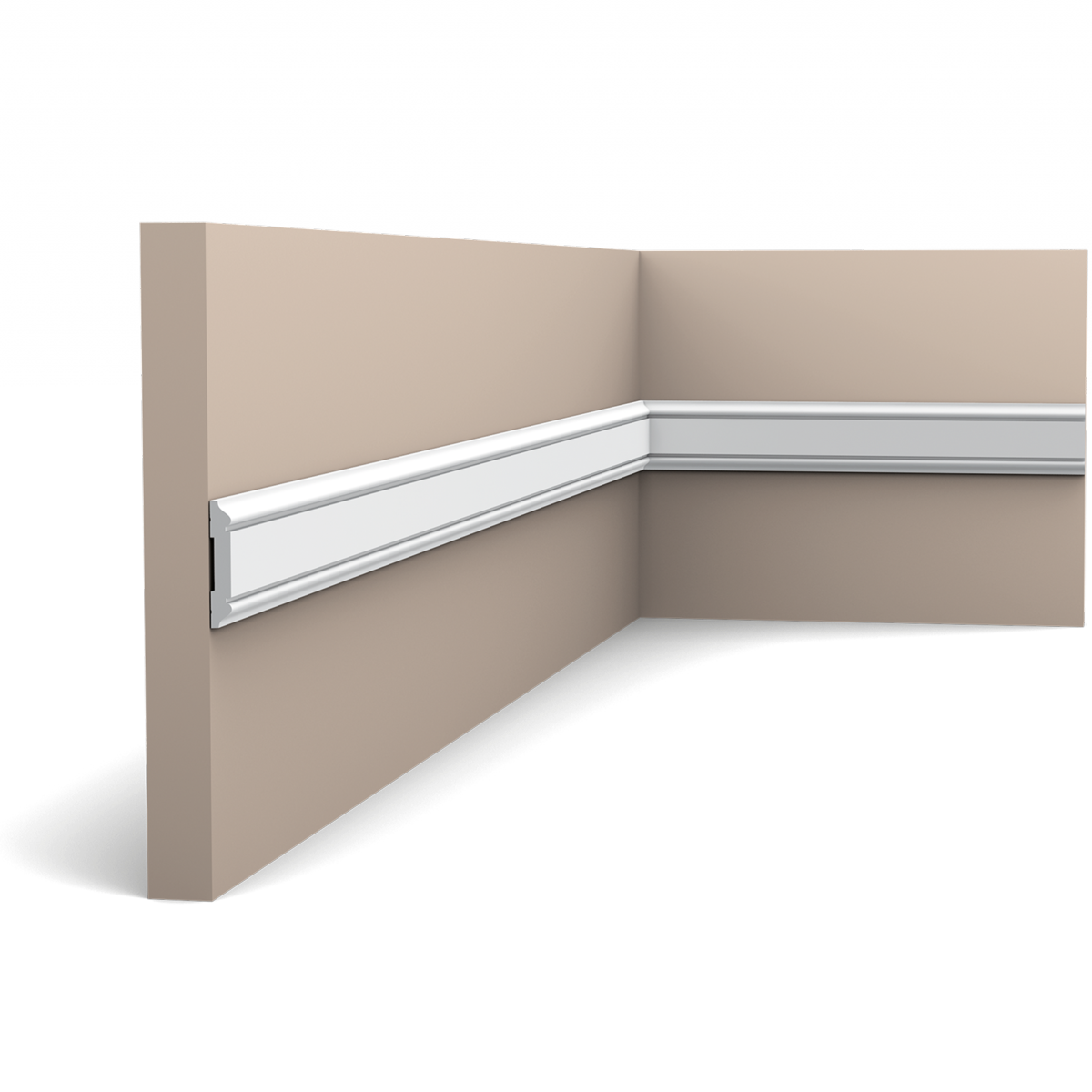 PX144 Cimaise murale Orac Decor - 5x1x200cm (h x p x L) - moulure décorative polymère