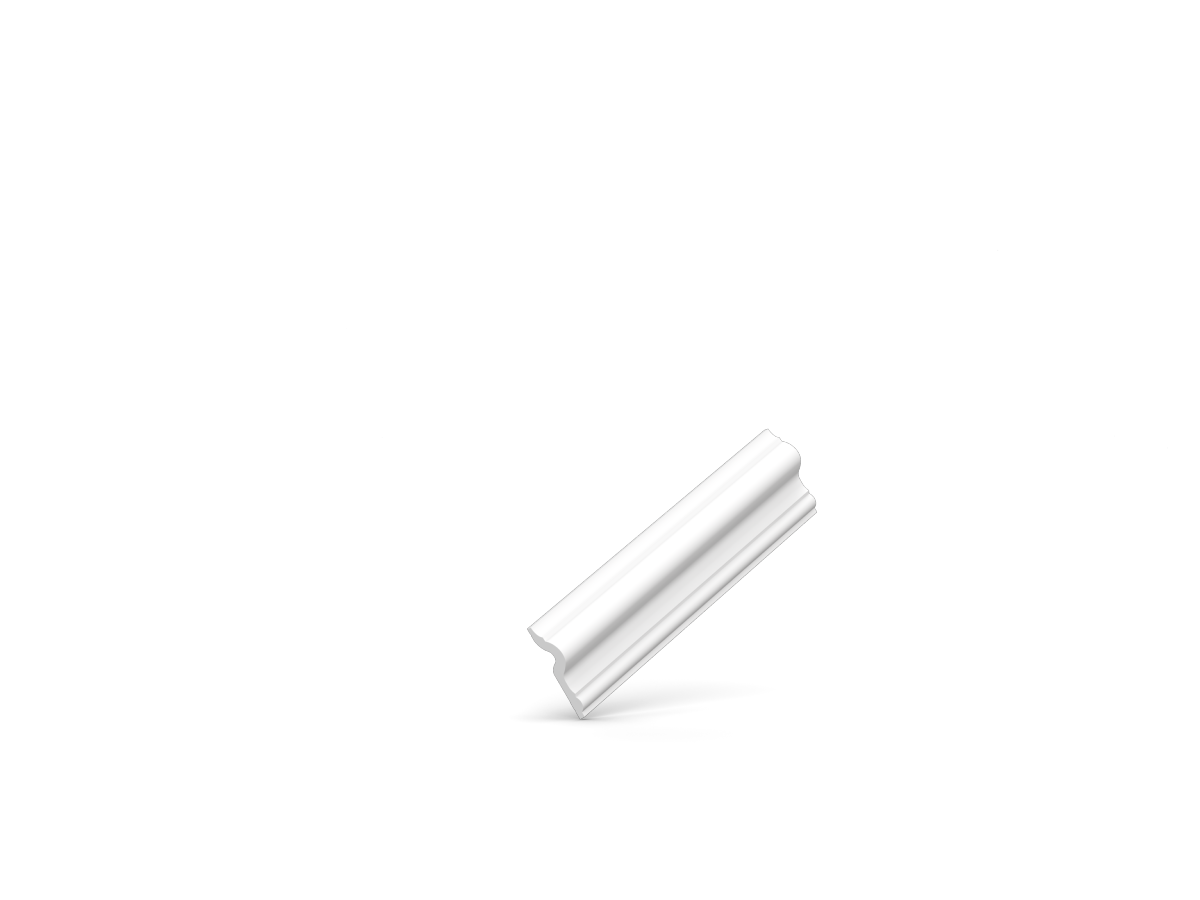 PX202 Cimaise murale Orac Decor - 7,5x2,0x200cm (h x p x L) - moulure décorative polymère