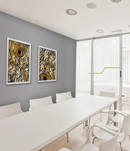 Plaque accrochage magnétique tableau pour cloison métallique - Artiteq