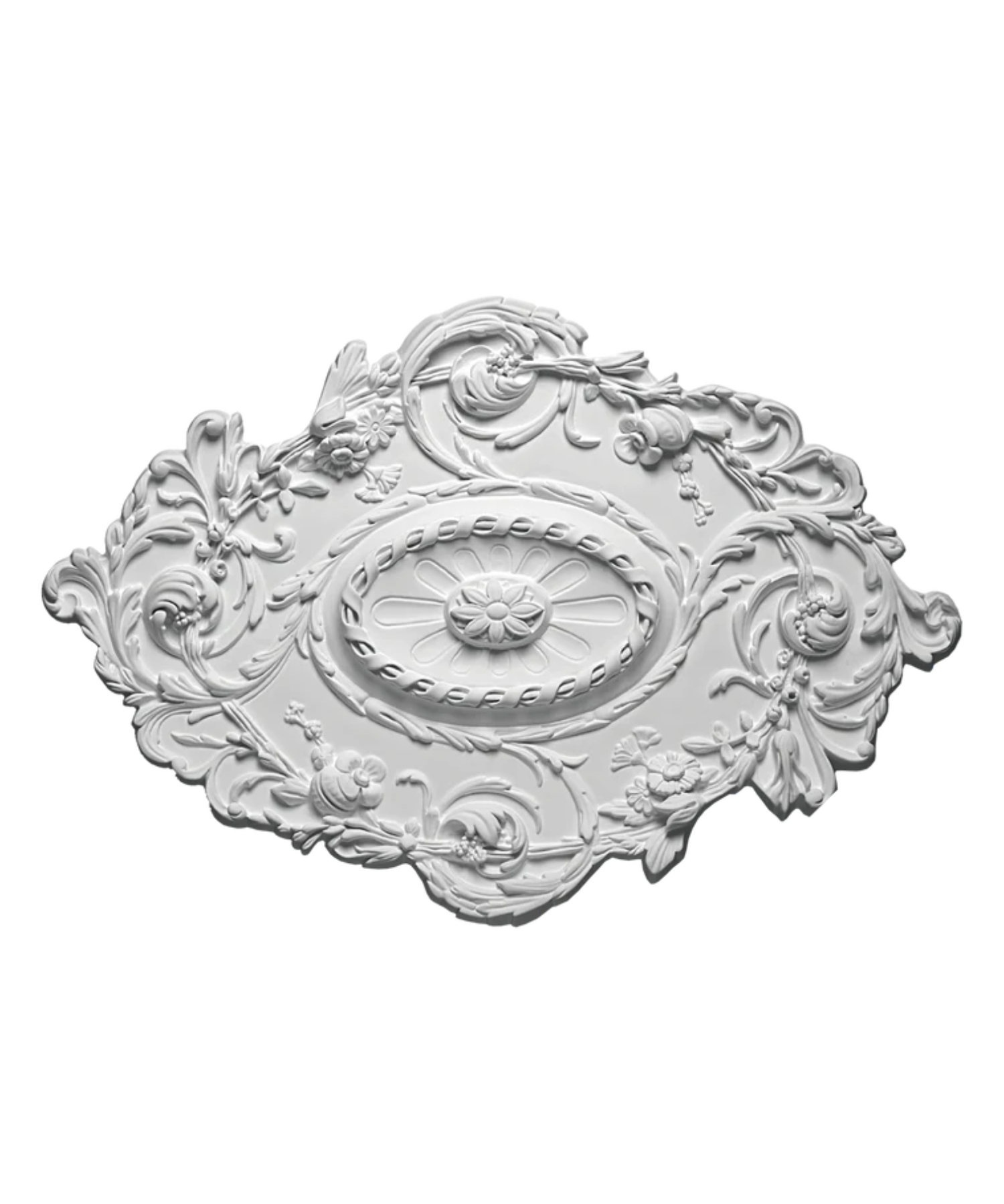 Rosace plafond 53,2 x 76,7 cm R029 - Polyuréthane